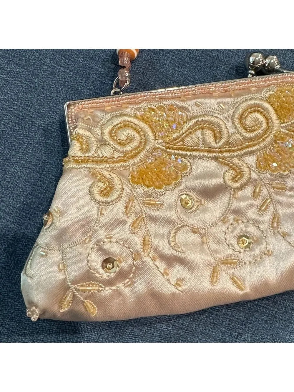 Vintage Beaded Evening Bag by Chateau. Excellent pre owned condition.